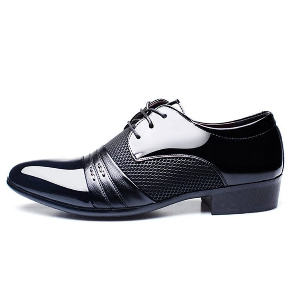 Chaussures Habillées Exotiques À Bout Pointu Pour Hommes - Noir