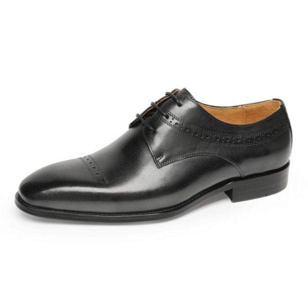 Chaussures Habillées Exotiques À Bout Pointu Pour Hommes - Noir