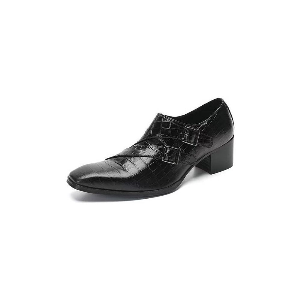 Chaussures Habillées Exotiques Pour Hommes - Noir 1