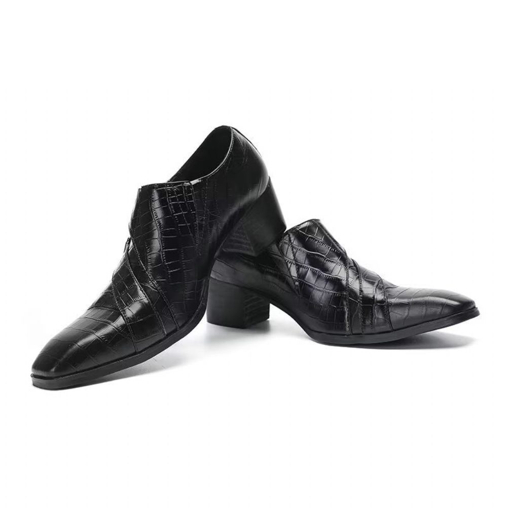 Chaussures Habillées Exotiques Pour Hommes - Noir 1