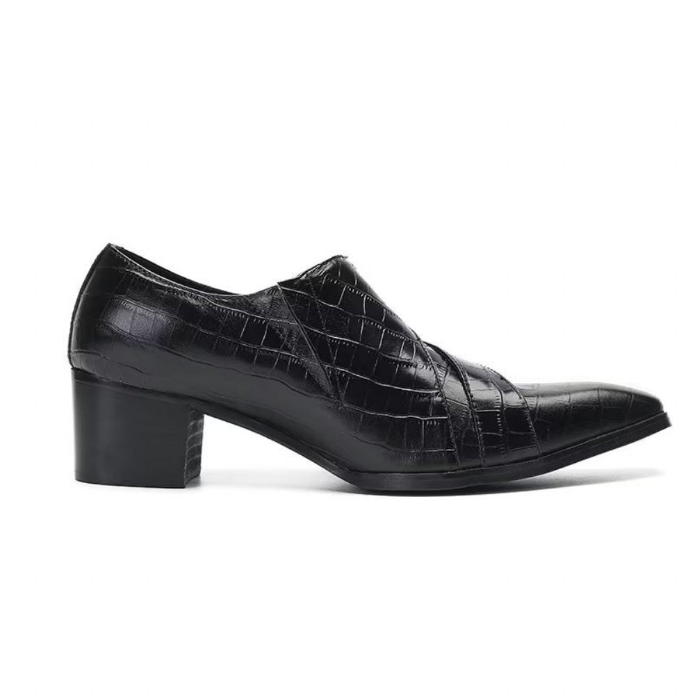 Chaussures Habillées Exotiques Pour Hommes - Noir 1