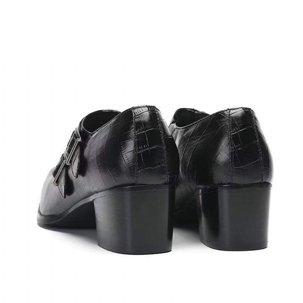 Chaussures Habillées Exotiques Pour Hommes - Noir 1