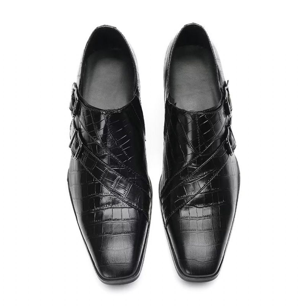 Chaussures Habillées Exotiques Pour Hommes - Noir 1