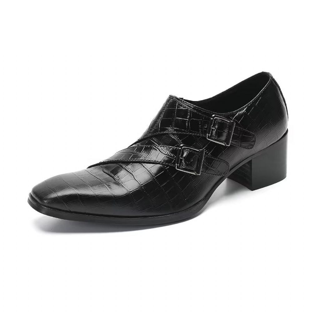 Chaussures Habillées Exotiques Pour Hommes - Noir 1