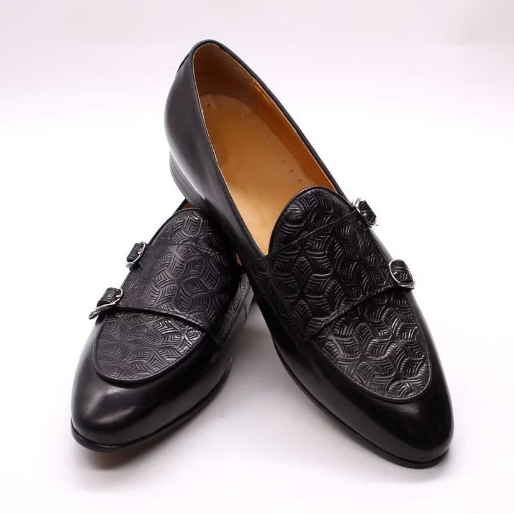 Chaussures Habillées Exotiques Pour Hommes - Noir