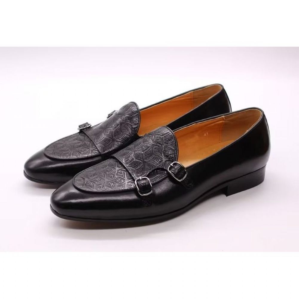 Chaussures Habillées Exotiques Pour Hommes - Noir