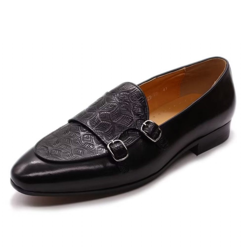 Chaussures Habillées Exotiques Pour Hommes - Noir