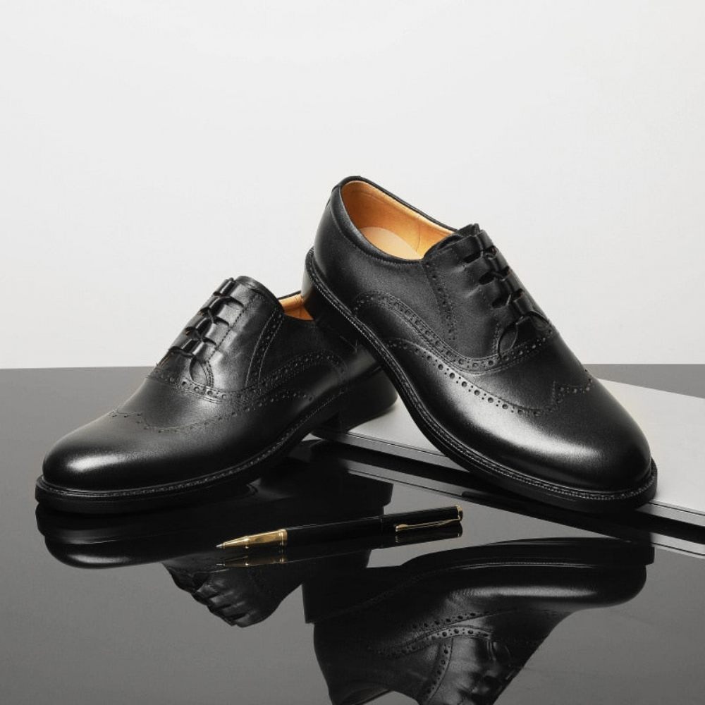 Chaussures Habillées Exotiques Pour Hommes - Noir