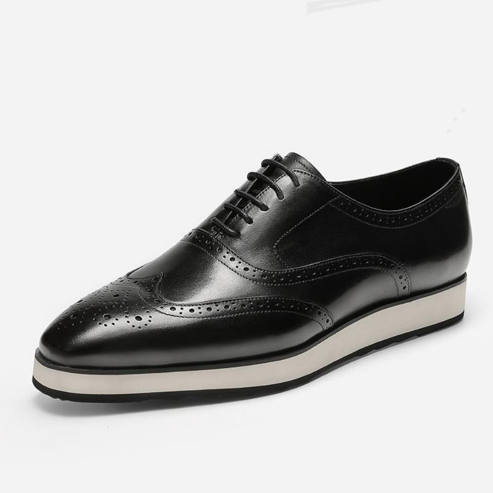 Chaussures Habillées Exotiques À Lacets Pour Hommes