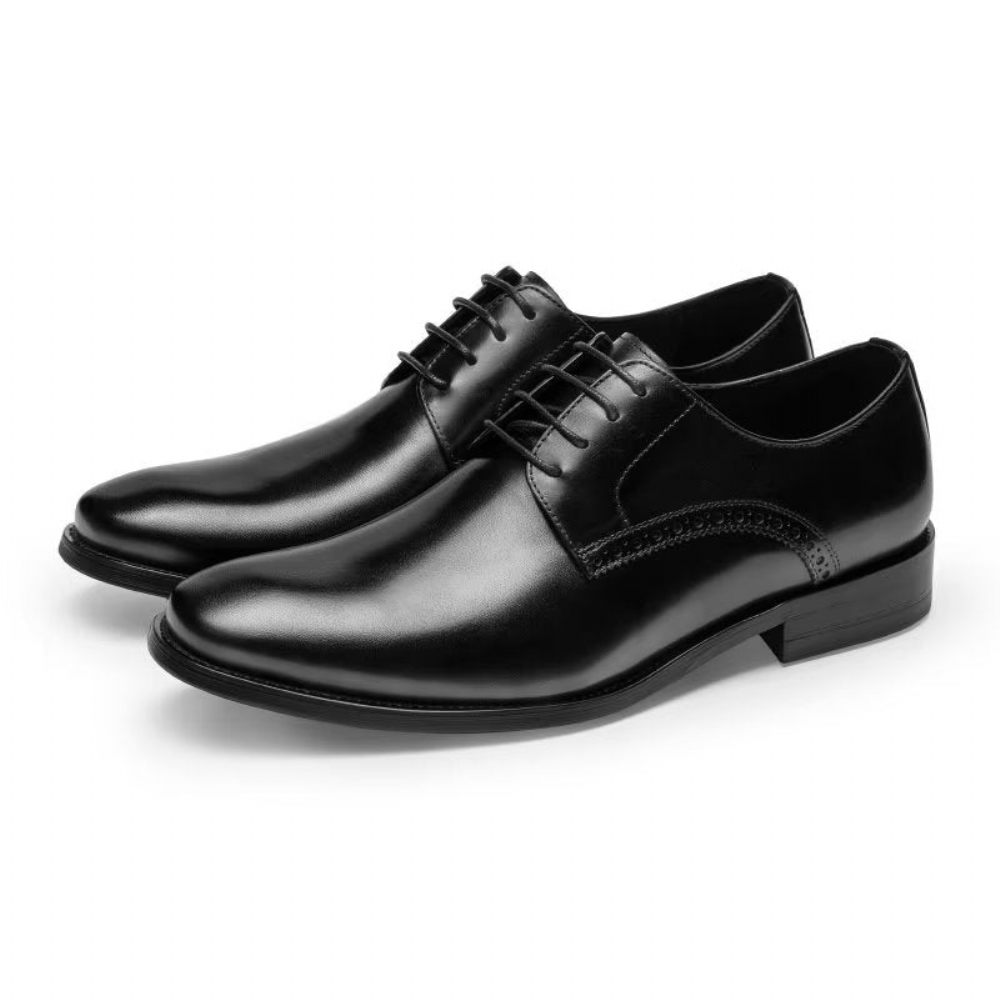 Chaussures Habillées Pour Hommes Derby Chics - Noir