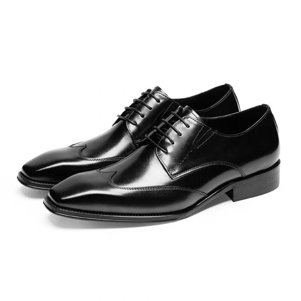 Chaussures Habillées Pour Hommes Derby Chics - Noir