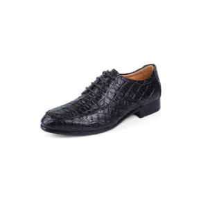 Chaussures Habillées Pour Hommes Derby Cuir À Lacets