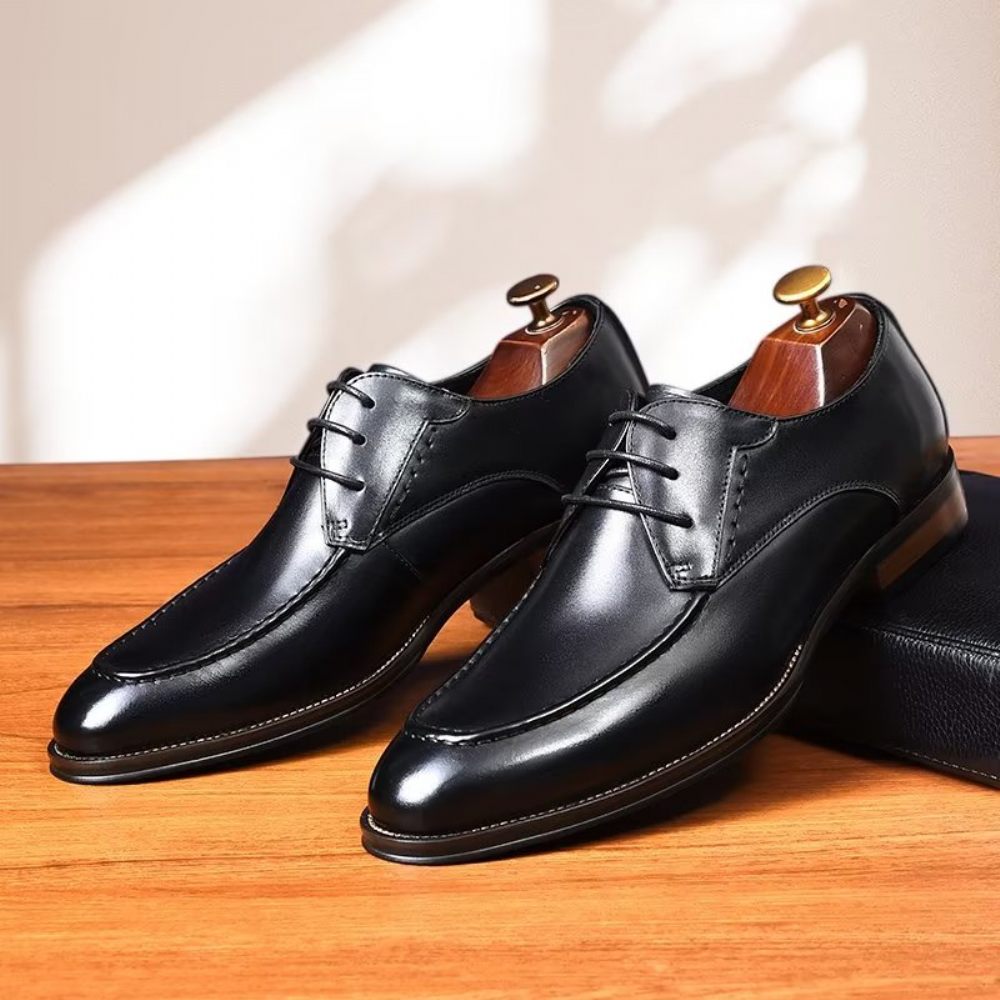 Chaussures Habillées Pour Hommes Derby Élégantes - Noir