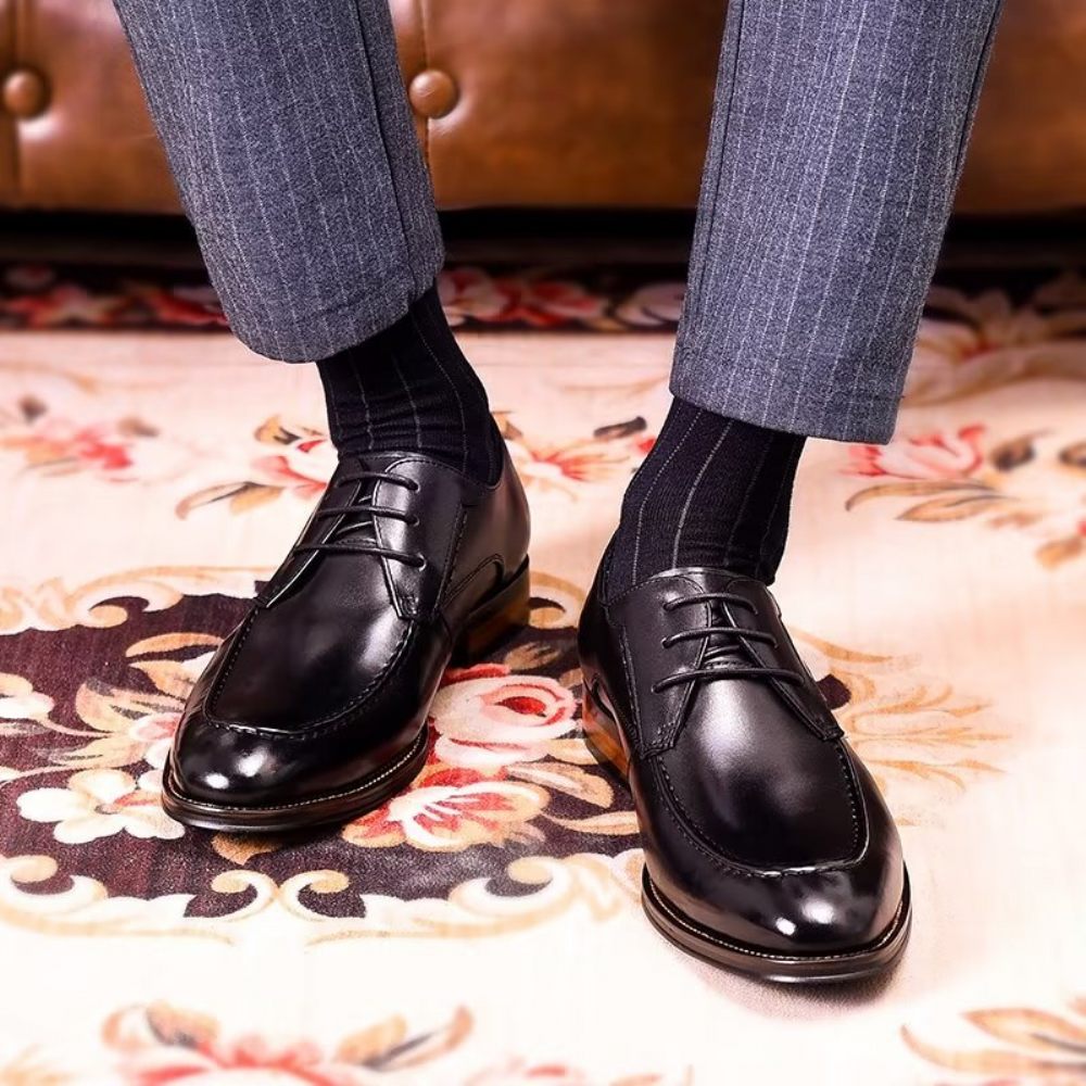 Chaussures Habillées Pour Hommes Derby Élégantes - Noir