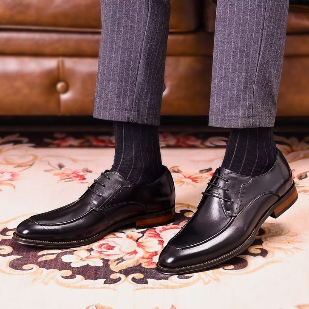 Chaussures Habillées Pour Hommes Derby Élégantes - Noir