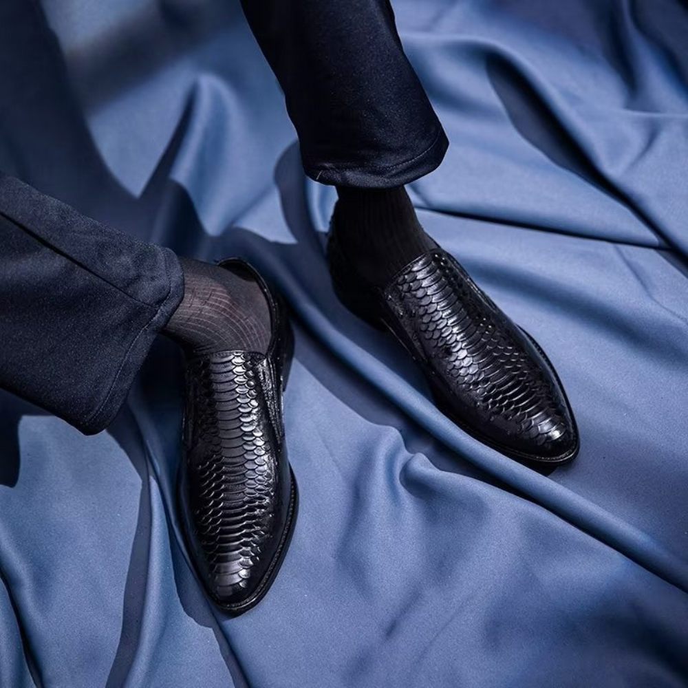 Chaussures Habillées Pour Hommes À Enfiler Opulent Croctex - Noir