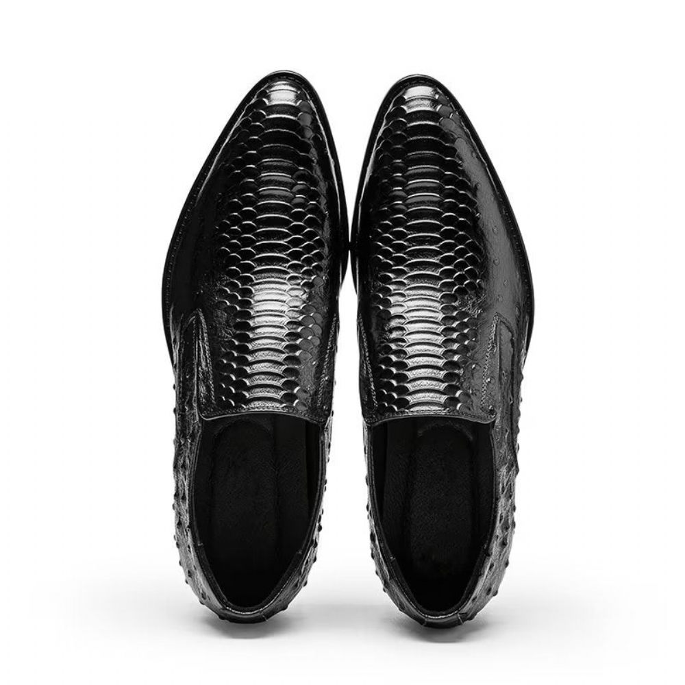 Chaussures Habillées Pour Hommes À Enfiler Opulent Croctex - Noir