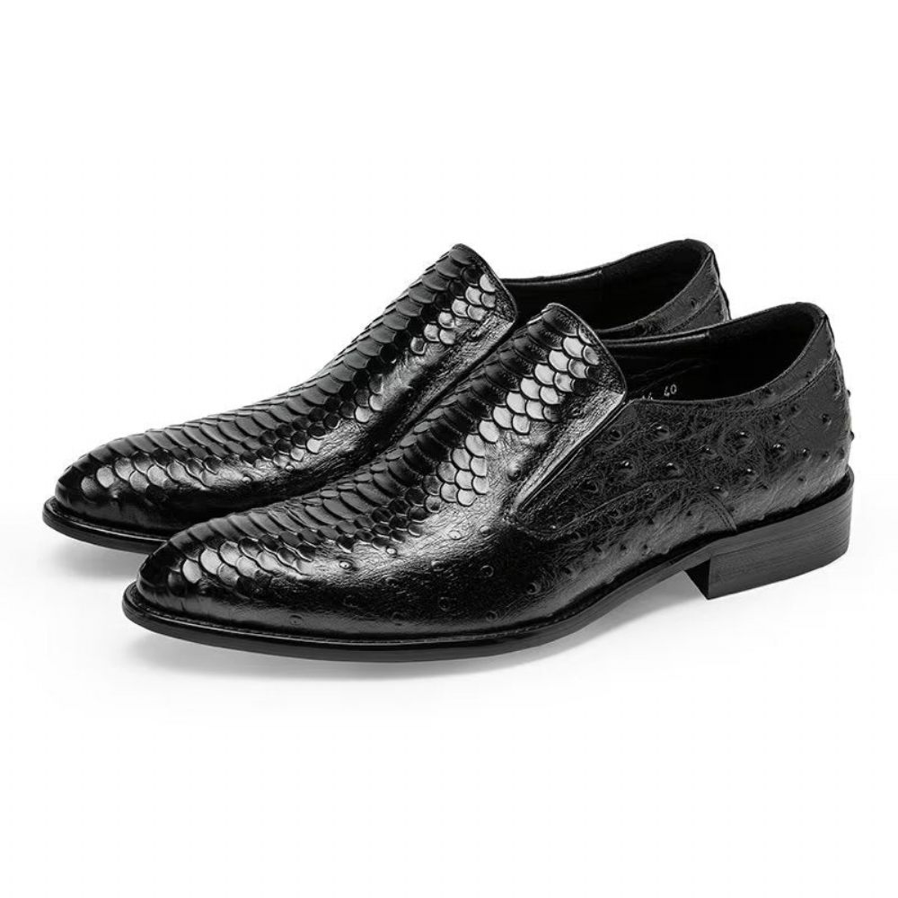 Chaussures Habillées Pour Hommes À Enfiler Opulent Croctex - Noir