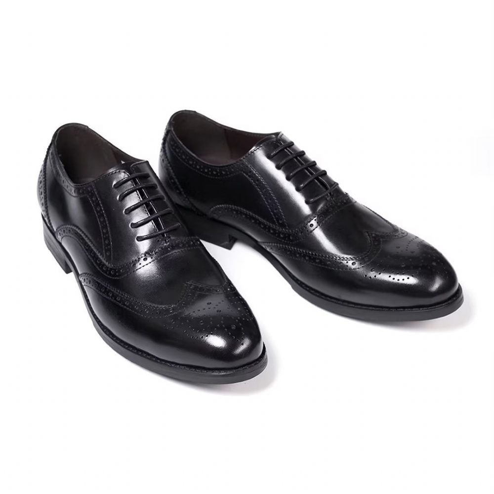 Chaussures Habillées Pour Hommes Metropolitan Mastery À Lacets Cuir - Noir