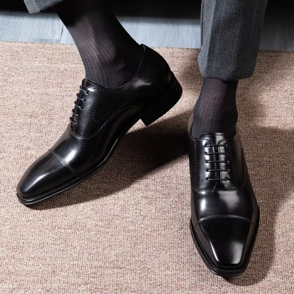 Chaussures Habillées Pour Hommes Oxford - Noir