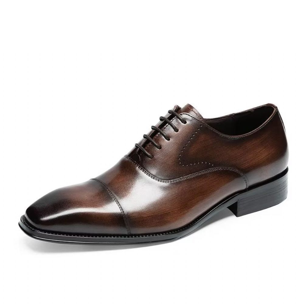 Chaussures Habillées Pour Hommes Oxford - Café