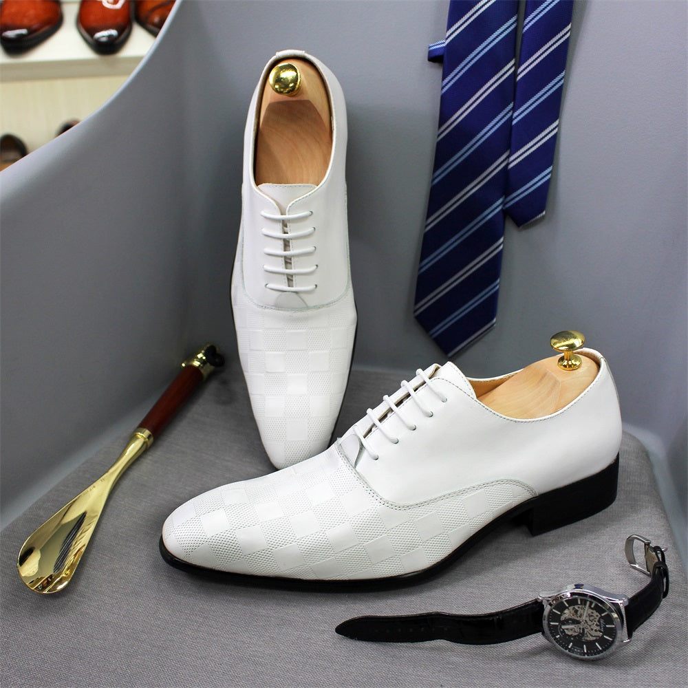 Chaussures Habillées Pour Hommes Oxford - Blanc