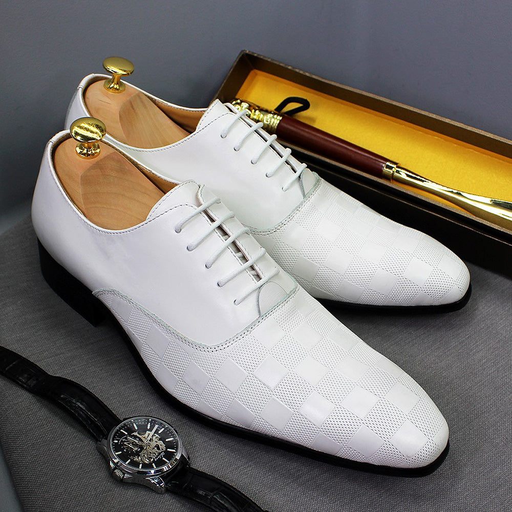 Chaussures Habillées Pour Hommes Oxford - Blanc