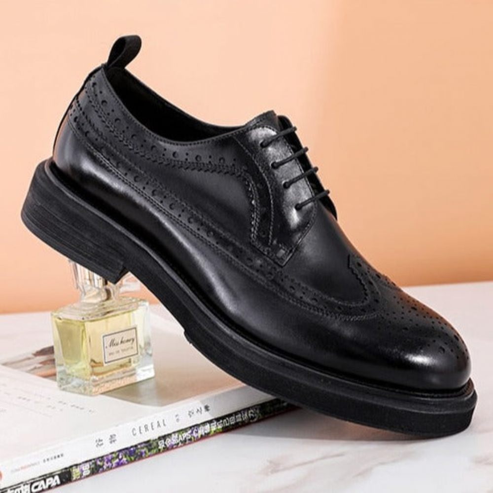 Chaussures Habillées Pour Hommes Oxford Classiques - Noir