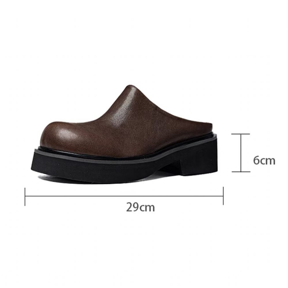 Chaussures Habillées Pour Hommes Sandales Bottes - Brun