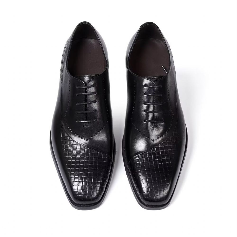 Chaussures Habillées Pour Hommes Sélection Robes Cuir Élégantes Et Chics - Noir