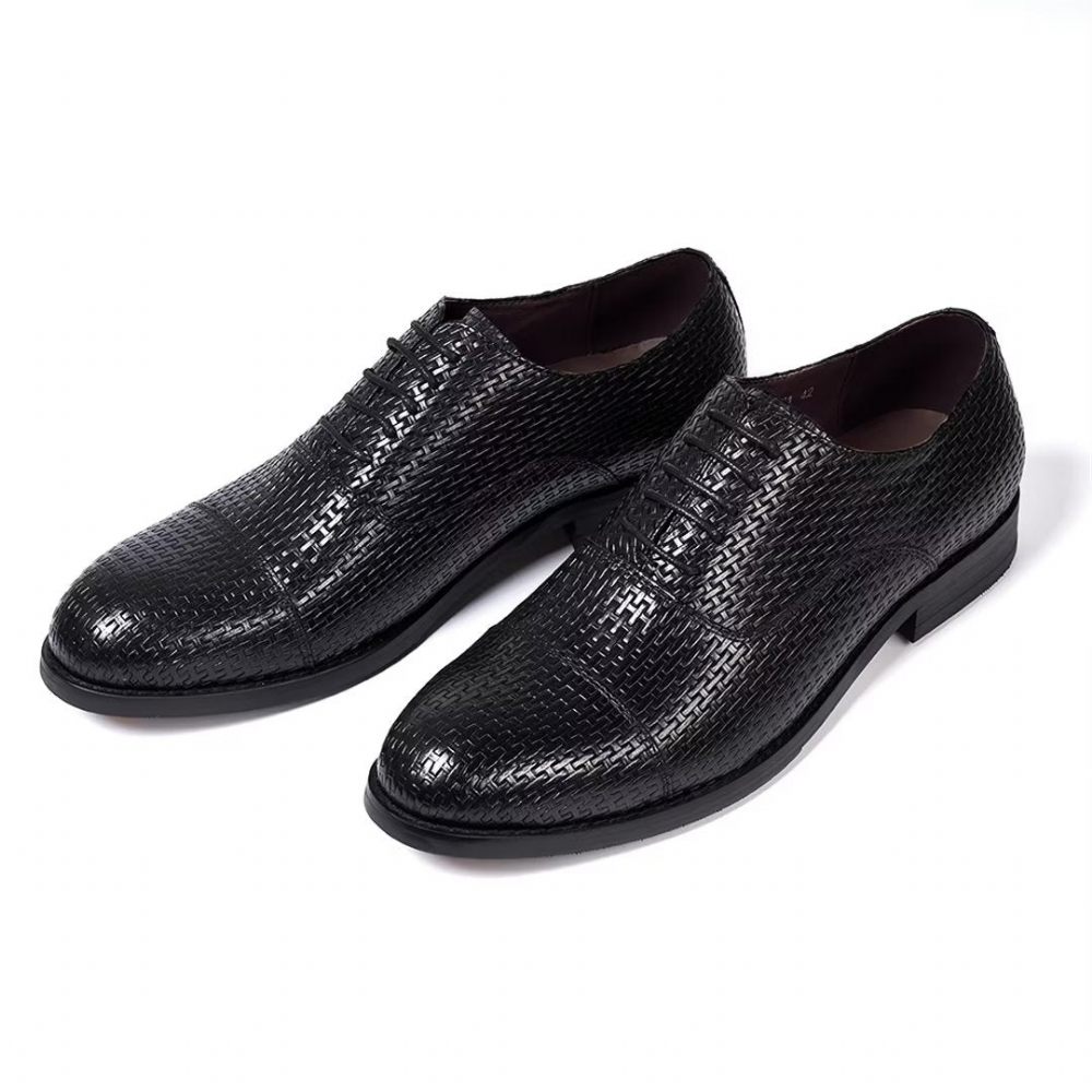 Chaussures Habillées Pour Hommes Sophistiquées - Noir