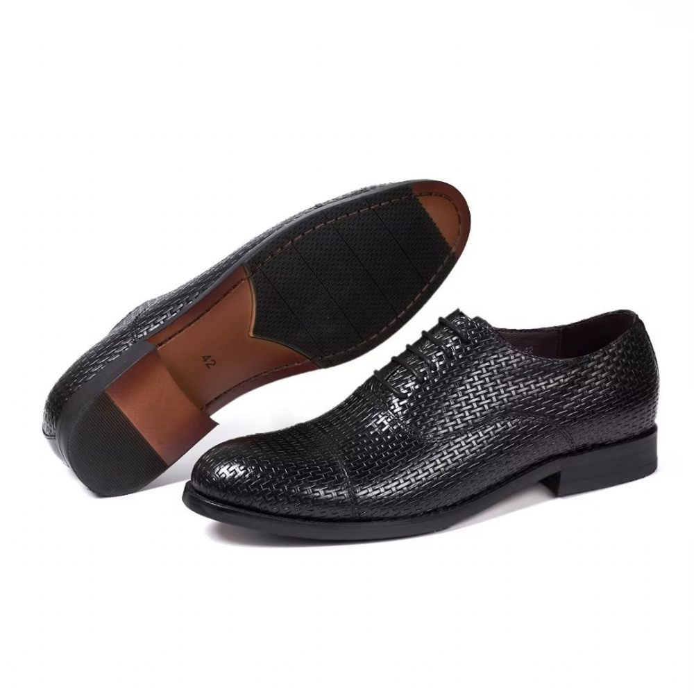 Chaussures Habillées Pour Hommes Sophistiquées - Noir