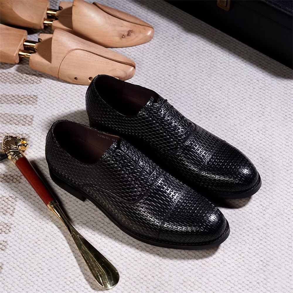 Chaussures Habillées Pour Hommes Sophistiquées - Noir