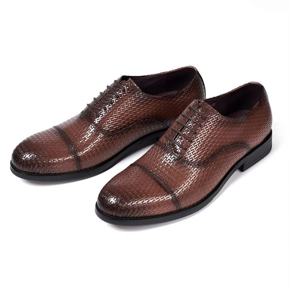 Chaussures Habillées Pour Hommes Sophistiquées - Marron