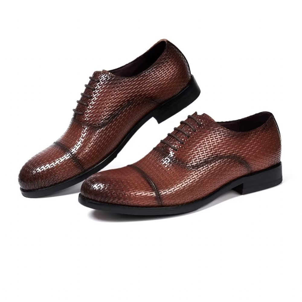 Chaussures Habillées Pour Hommes Sophistiquées - Marron