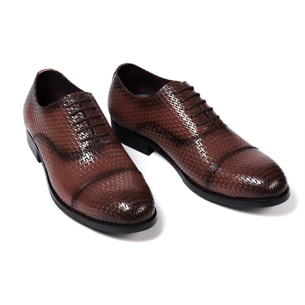 Chaussures Habillées Pour Hommes Sophistiquées - Marron