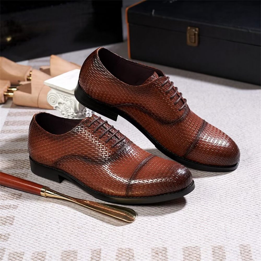 Chaussures Habillées Pour Hommes Sophistiquées - Marron