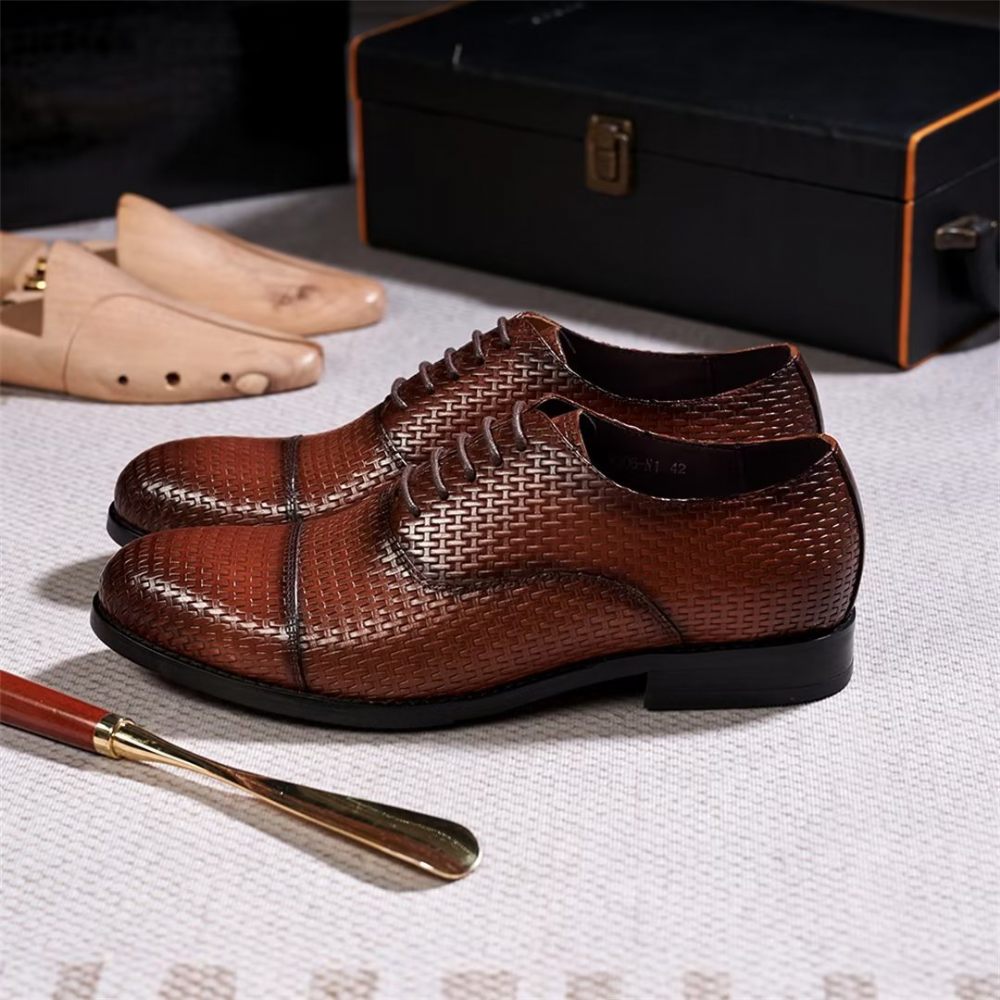 Chaussures Habillées Pour Hommes Sophistiquées - Marron