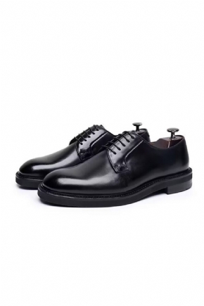 Chaussures Habillées À Lacets Cuir Vache Pour Hommes