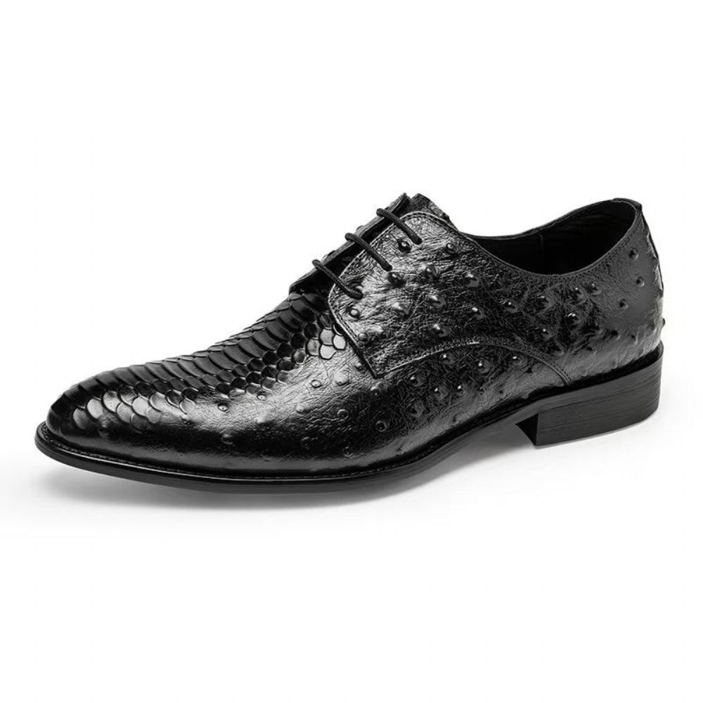 Chaussures Habillées Luxe Croctex Derbies Pour Hommes - Noir