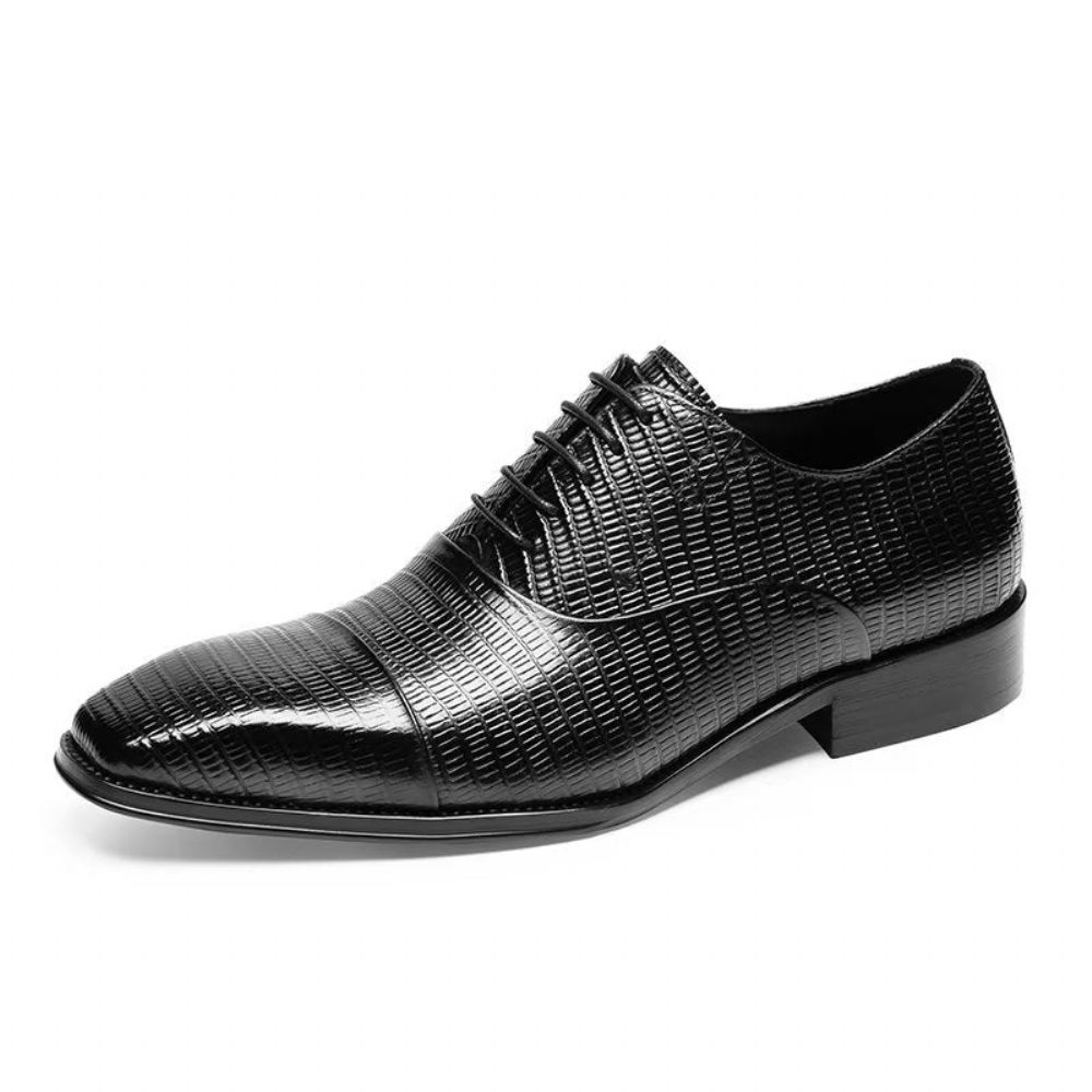 Chaussures Habillées Opulent Exotica Oxford Pour Hommes - Noir