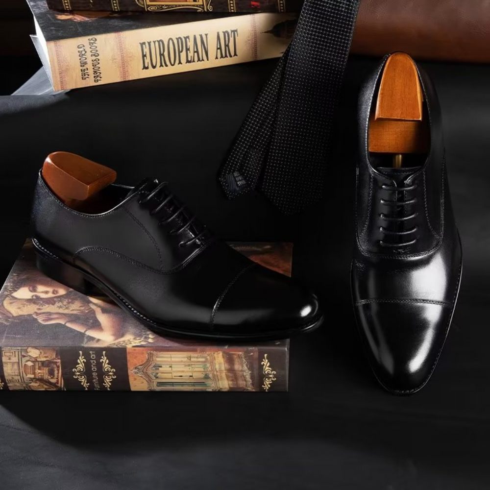 Chaussures Habillées Oxford Pour Hommes - Noir