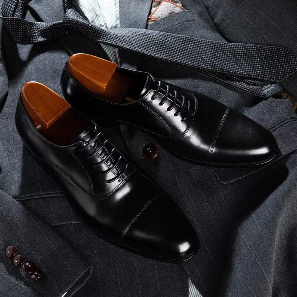 Chaussures Habillées Oxford Pour Hommes - Noir