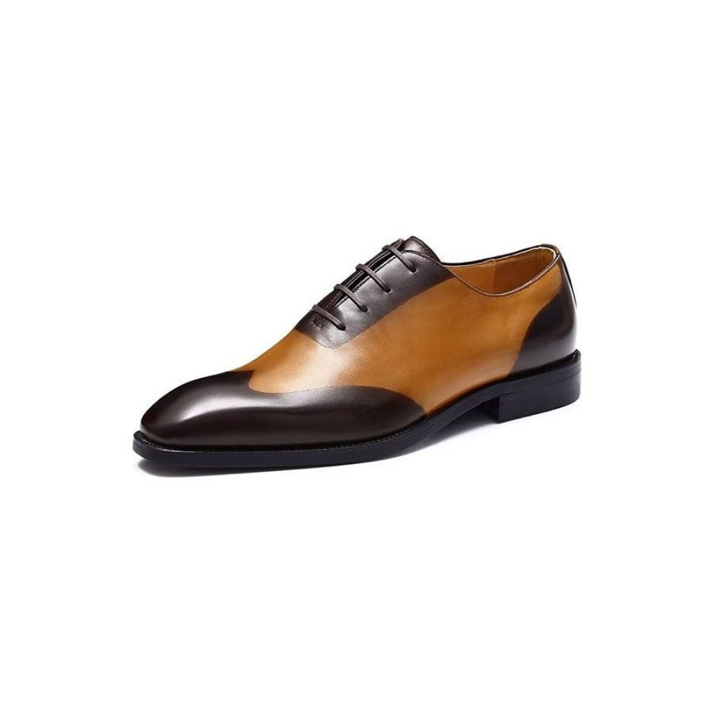 Chaussures Habillées Oxford Pour Hommes - Café