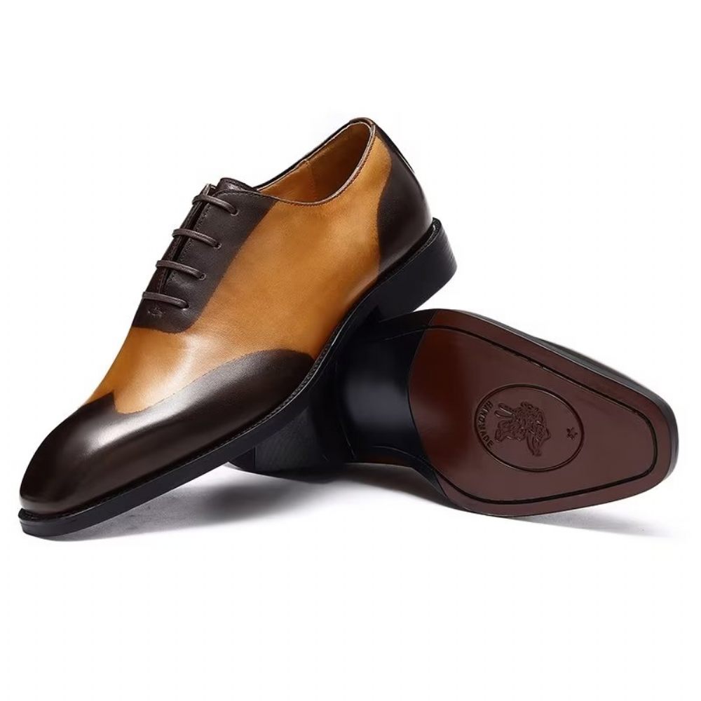 Chaussures Habillées Oxford Pour Hommes - Café