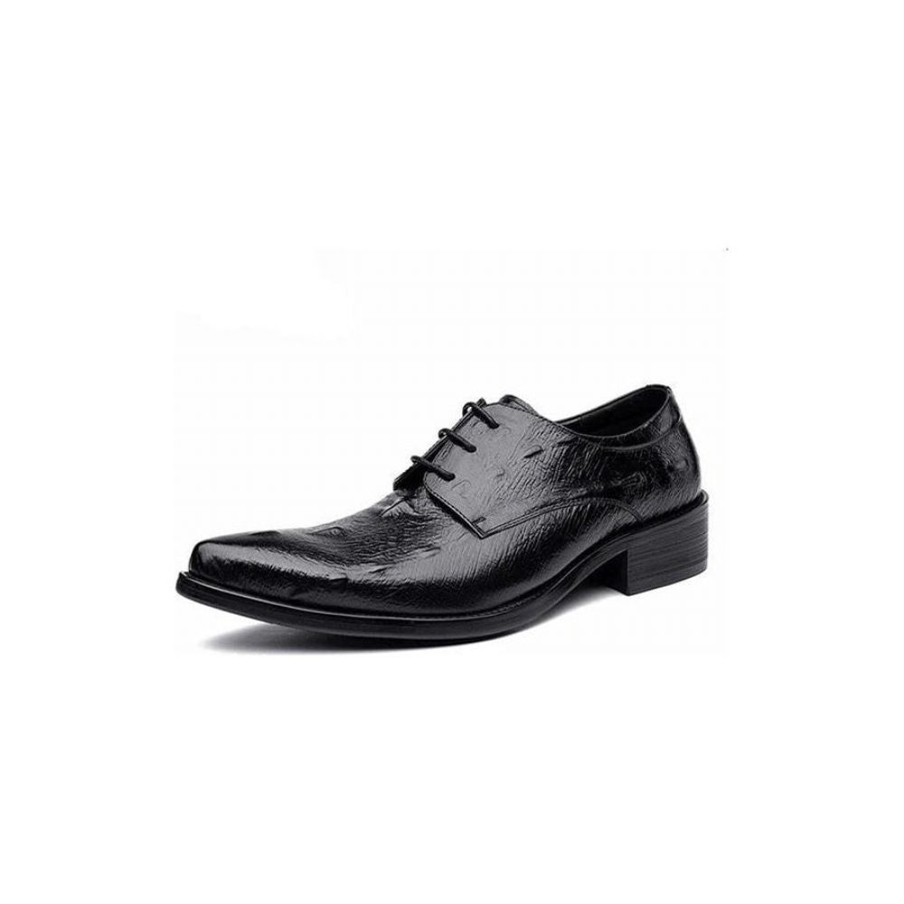 Chaussures Habillées Oxford À Lacets Pour Hommes