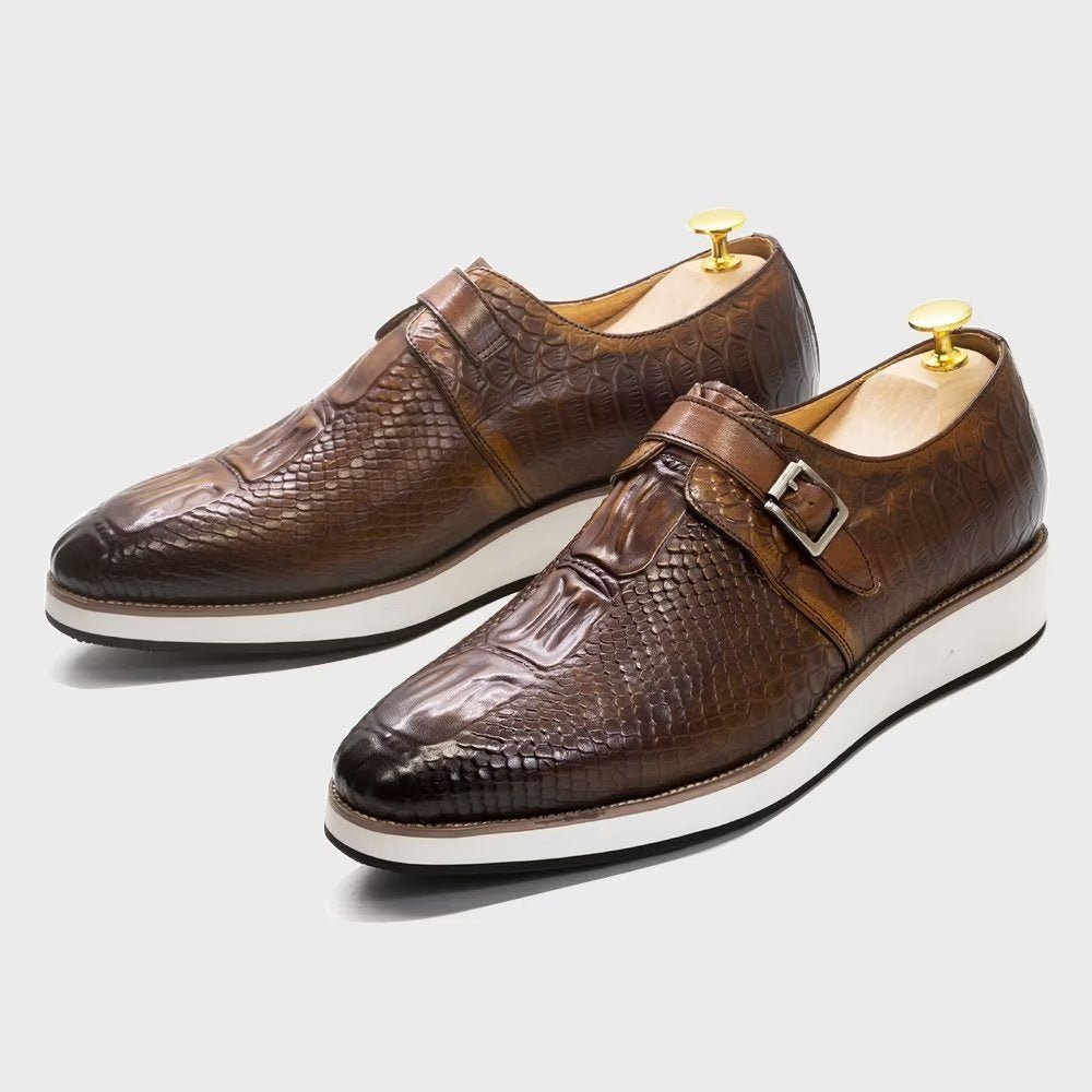 Chaussures Habillées Sophistiquées Pour Hommes - Café