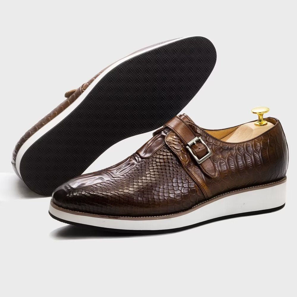 Chaussures Habillées Sophistiquées Pour Hommes - Café