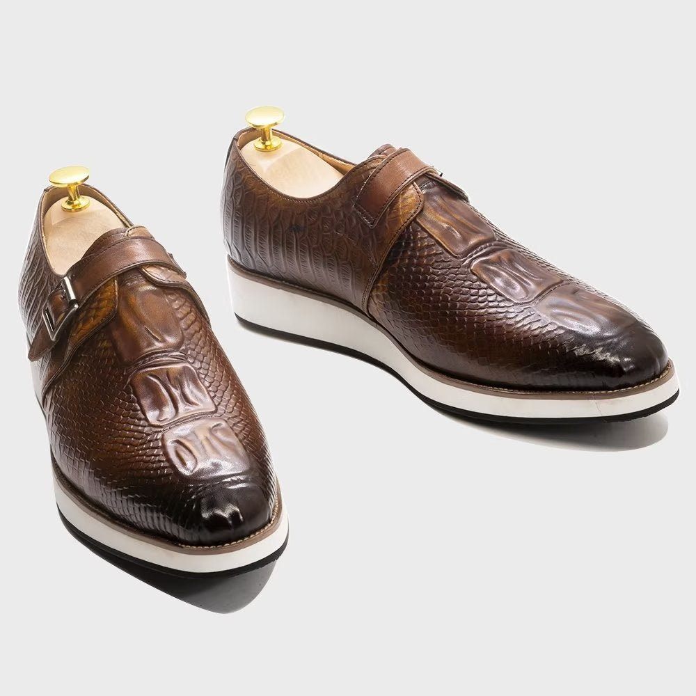 Chaussures Habillées Sophistiquées Pour Hommes - Café