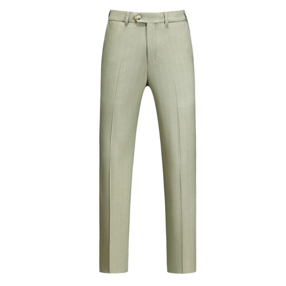 Costumes Pour Hommes Costume 3 Pièces Skinny Avec Fermeture Éclair - Vert